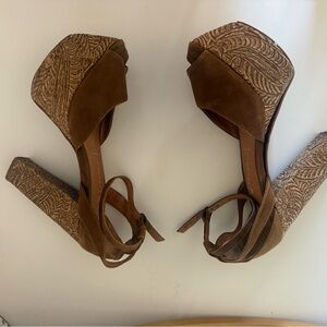 Havan Last Jeffery Campbell Patterned Platform Sandals
